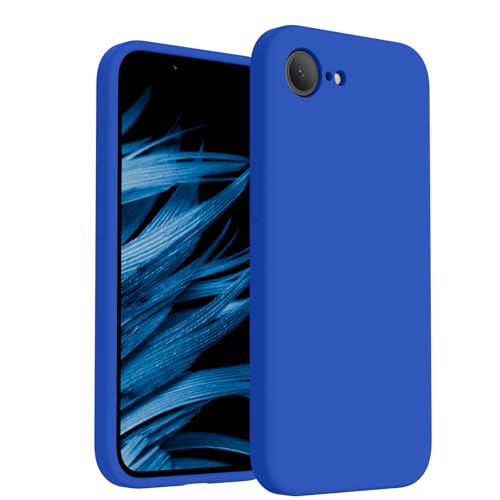 Image of FireNova Magnetic for iPhone 17e Case /iPhone 16e Case, Compatible with MagSafe, [Silicone Camera Protection] Microfiber Lining Phone Case, 6.1 inch, Klein Blue