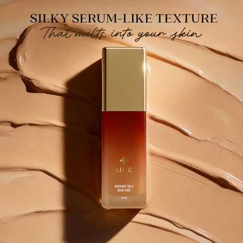 Image of Just Herbs Luxe Radiant Silk Skin Tint | Luxury Makeup | Ayurvedic Skin-Loving Formula | Dewy Finish | Glow Boosting & Hydrating (100 PORCELAIN)