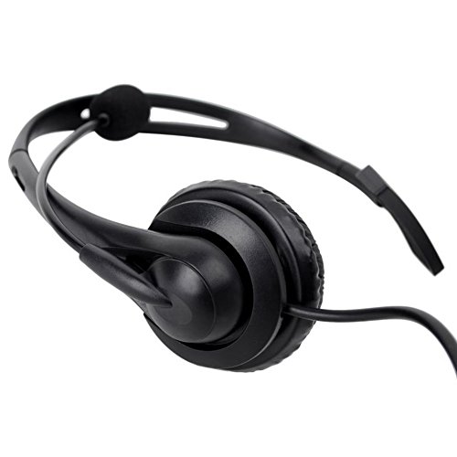 Kenmax 2 Pin Noise Cancelling Overhead Earpiece Headset With Boom Mic For Two Way Radio Kenwood Baofeng Wouxun Linton Puxing Weierwei Quansheng Hyt Tyt Radio (5 Packs) #TOP3