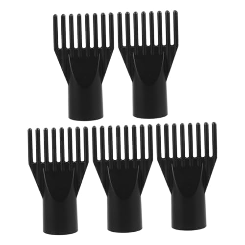 SUPVOX 5Pcs Dryer Nozzle Replacement for Pet Hair Drying Comb Nozzle for Dog Grooming Versatile for All Breeds for Home Salon Use