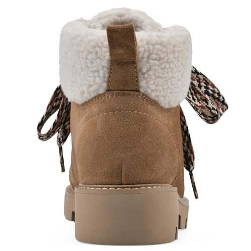 Botte de randonnée en daim haut de gamme White Mountain Gloving marron pour femme 40