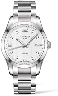 Amazon.com: Longines Conquest White Dial Stainless Steel Watch L27854766 :  Longines: Clothing, Shoes \u0026 Jewelry