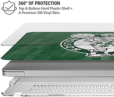 Skinit Case + Skin Compatible with MacBook Air 13in M1 (2021) - Officially Licensed NBA Boston Celtics Hardwood Classics Design