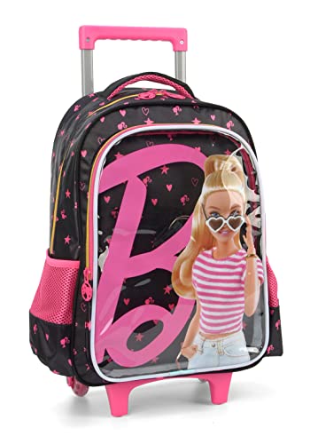 Mochila Infantil Barbie com rodinhas