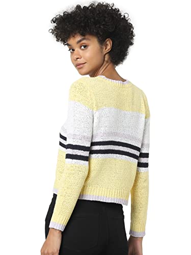 Image of Only Women's Acrylic Blend Round Neck Sweater