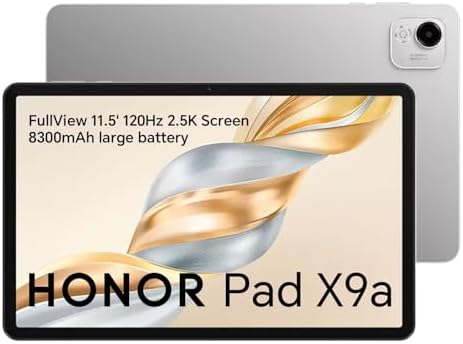 HONOR Pad X9a, 11.5-inch Wi-FI Tablet, 6GB+128GB, 120Hz FullView ...