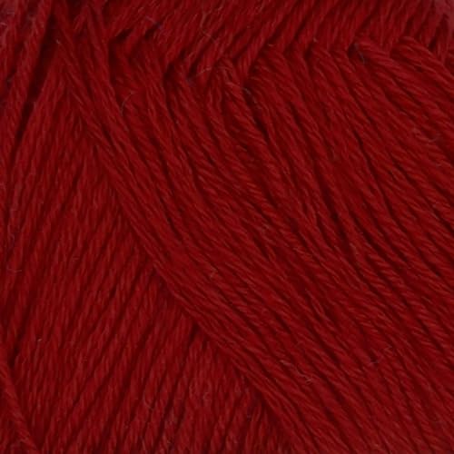 JubileeYarn Baby Soft Bamboo Cotton Yarn - 50g/Skein - Red Hot Red - 4 Skeins, 216 Red Hot Red - Image 2