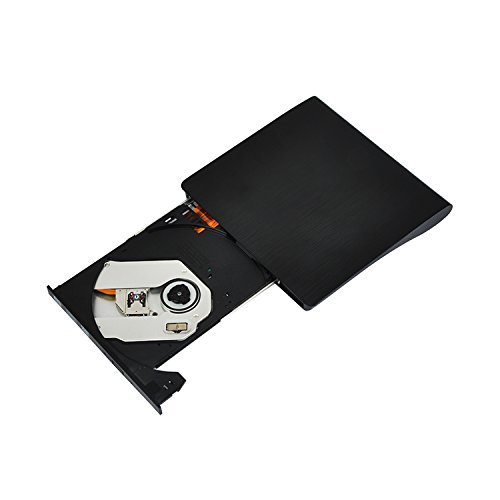 USB3.0 Externes DVD/CD Laufwerk Brenner Slim Tragbar, für alle Laptops/Desktop z.B Lenovo,Acer,Asus; unter Windows und Mac OS für MacBook,