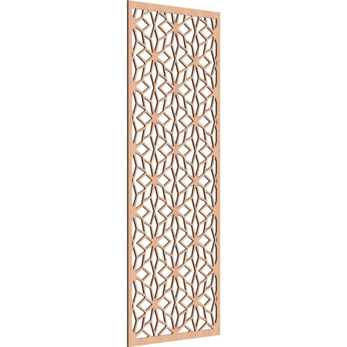 Image of Lake Decorative Pierced Fretwork Wood Wall Panels, 23 3 /8 inchW x 59 3 /8 inchH x 1 /4 inchT, Alder