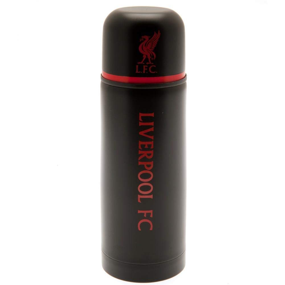 Liverpool F.C. Thermal Flask Official Merchandise, Black