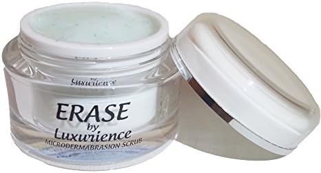 Best Microdermabrasion Scrub - Look Younger Fast - Erase By Luxurience - FREE sample of an anti aging spa product - spa skin care products for men & women - no machinery required - 100% Guaranteed Satisfaction - Made in USA
