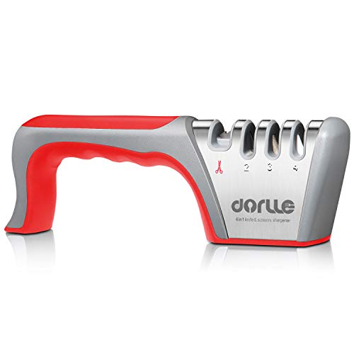 Messerschärfer Profi，Messerschaerfer Messerschleifer 4 - Stufen Aktualisierte Version Scherenschärfer Für