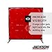 Jackson Safety Welding Screen and Frame Combo Kit -Includes Welding Curtain, Fame, Brackets, and Lacing Ties (Multiple Sizes and Colors), 6' x 8'
