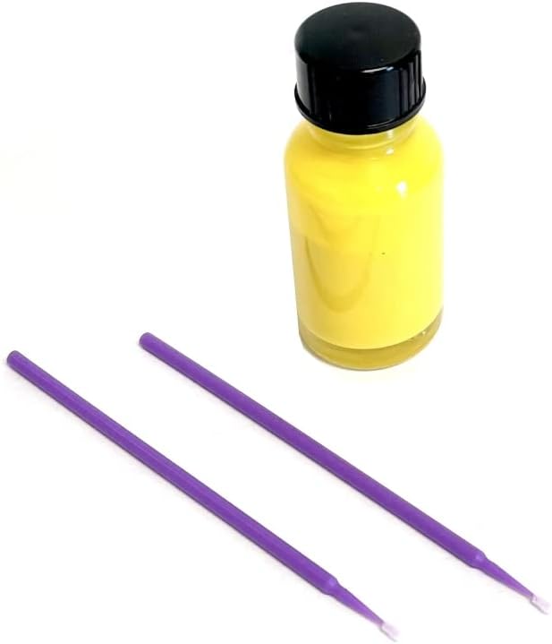 Para 2017-2024 Dodge Charger OEM Kit de reparación de pintura de retoque amarillo chaqueta PY4