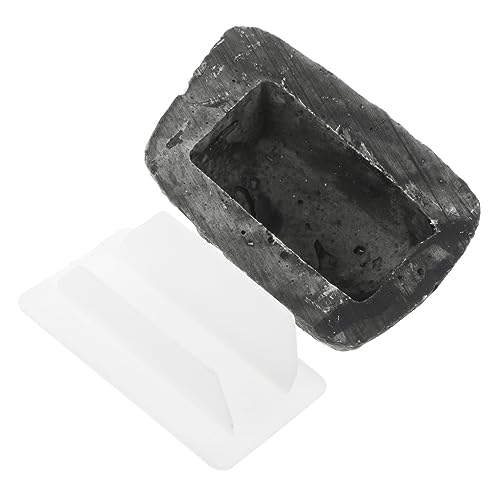 HAMPPLIES Pietra Chiave Nascosta in Materiale Scatola Portachiavi Da Giardino in Pietra Simulata Nascondi Chiavi Di Riserva Per Esterni Contenitore Per Riporre Le Chiavi Discreta Per Prato e