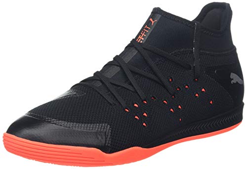 Puma Men's Sharp Xt Netfit Black-Silver-nrgy Badminton Shoes