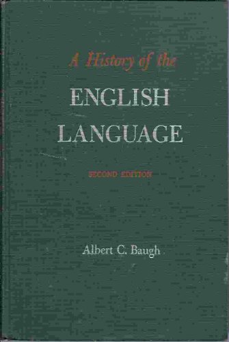 A history of the English language B0006AV2YW Book Cover
