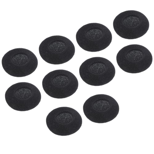 QUARKZMAN Embouts d'oreille en Mousse de Remplacement écou-teurs Bud 35mm Embouts d'Écouteurs pour écou-teurs Noir 20 Pièces