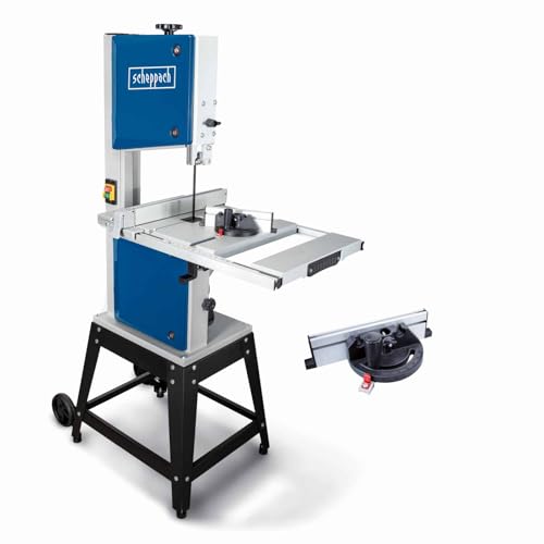 Scheppach HBS400 Band Saw 315 mm | 230V 750W | Max. Height 170 mm | Max. Width 305 mm | Inc. Base Frame & Mitre Guage