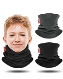 Aegend Neck Warmer for Kids, Double-Layer Fleece Ski Neck Gaiter for Boys Girls Youth Winter Cold Weather...