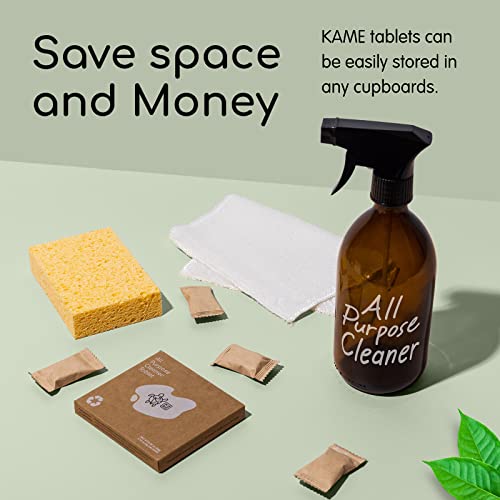Kame All Purpose Cleaner Refill Tablets - 6 Pack - Multipurpose Cleaner Spray For Kitchen & Bathroom - 20 Fl Oz Per Tablet #TOP4
