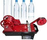 XIVUIFOI 3D Recycled PET Filament Maker, 3D Printer Extruders w/Digital Display, Temperature&Speed Adjustable, Desktop Filament Maker for Families (red)