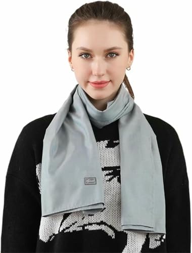 HOTAPEPU Écharpe Anti-Électromagnétique Argentée Communication Écharpe À Fibre De Fibre Communication EMF Keep Warm Scarf ~ /