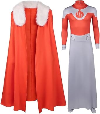Thragg Cosplay Cloak Jumpsuit Costume Suit Grand Regent Thragg Bodysuit Cosplay Set for Adult Halloween Party Outfits