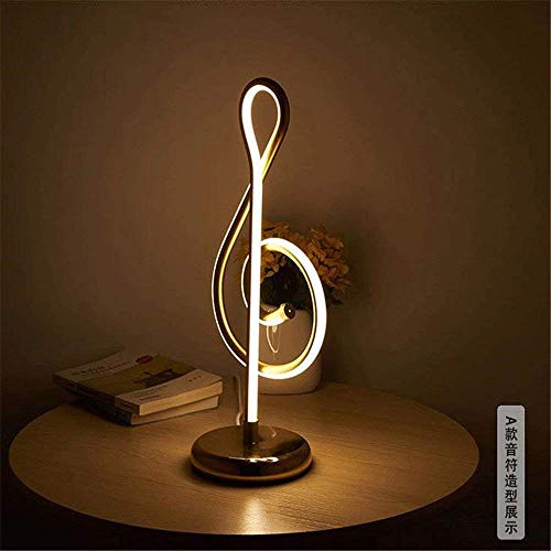 Preisvergleich Produktbild Stehlampe Stehleuchten Wohnzimmer Schlafzimmer Schreibtischlampe Musik-Symbol Led Tischlampe Modernes Acrylmaterial Eye-Pflege Büro Lampe Desktop-Licht