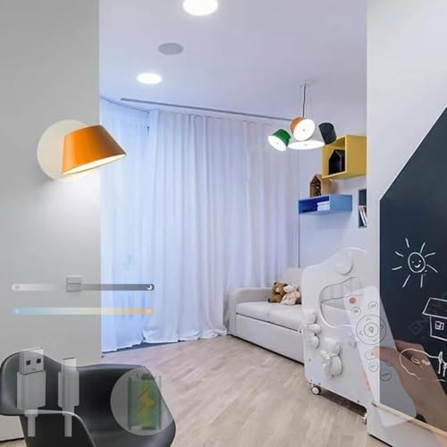 Aplique de pared LED interior regulable recargable para sala 1