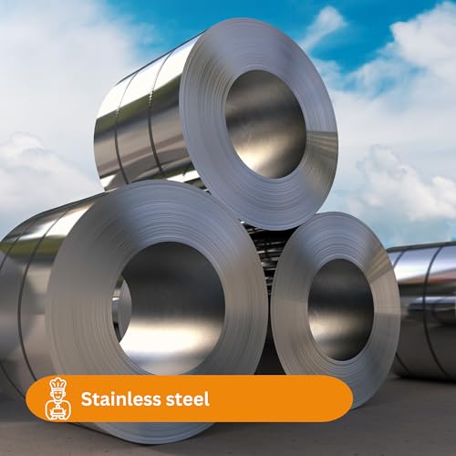 VM Europa - Edelstahl Wandbord - Maße 60 x 40 cm - Einfach Montierbar - AISI 430 Legierung - Wandregal Küchenregal Gastro Edelstahlregal Wandablage Gewürzregal Hängebord Gastronomie