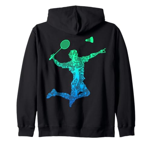 Idées cadeaux pour les joueurs de badminton - Volant de badminton joueurs de badminton garçons enfants Sweat à Capuche