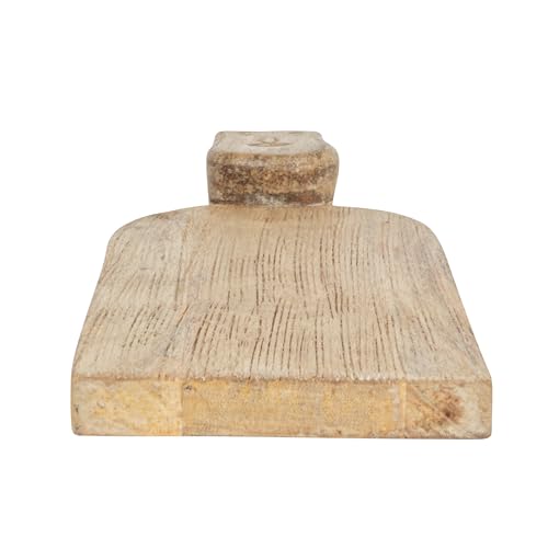 Tabla y Cortaqueso de Madera Mango Tallada a Mano Grande miniatura 6