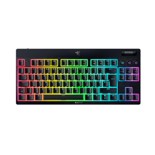 Clavier Razer BlackWidow V4 TKL remplaçable à chaud avec boutons de commande