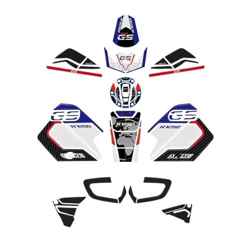 Autocollant 3D en résine haut de gamme pour réservoir de BMW R 1250 GS 2022