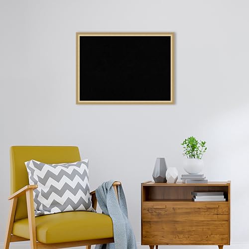 Amanti Art Black Cork Board for Wall, 22x30 Vision Board with Gold Frame, Medium Corkboard Office Decor for Home Organization, Casual Corkboard Pinboard to Display Items for Home Organization by Amanti Art - Used condition - Image 6