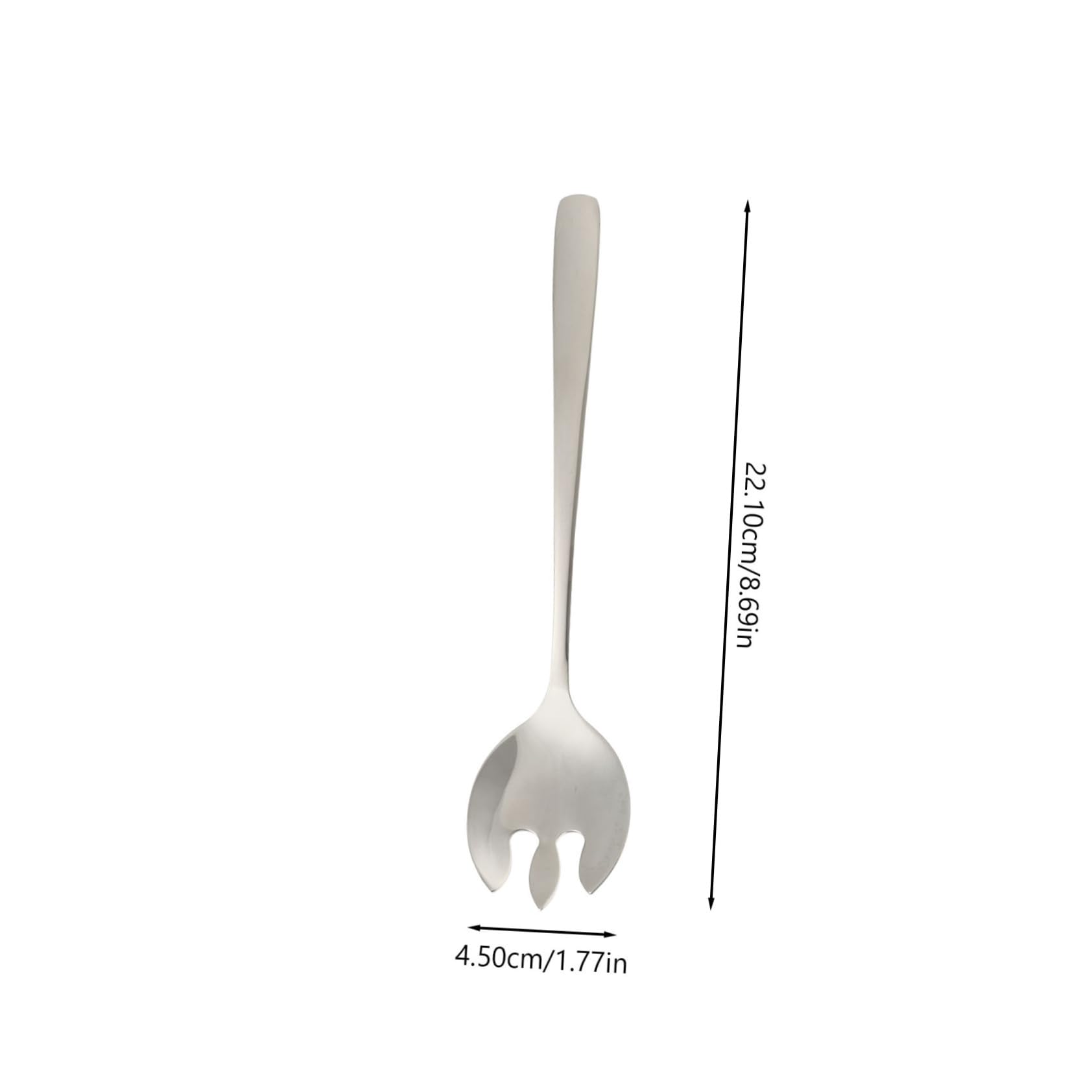 HOLIDYOYO 304 Stainless Steel Salad Fork 4pcs Fruit Forks for Party Skewers for Fruit Kabobs