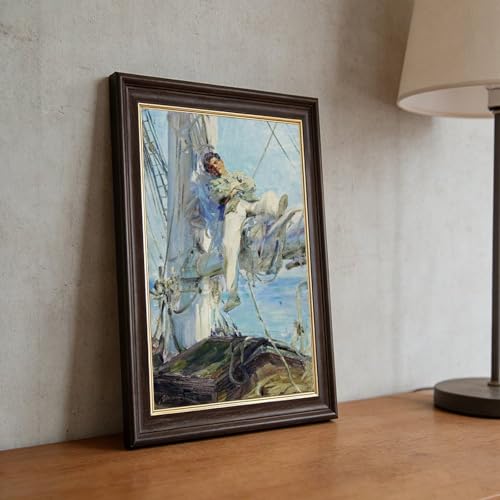 Toile Sleeping Sailor Henry Scott Tuke décoration murale 61x91cm - 5