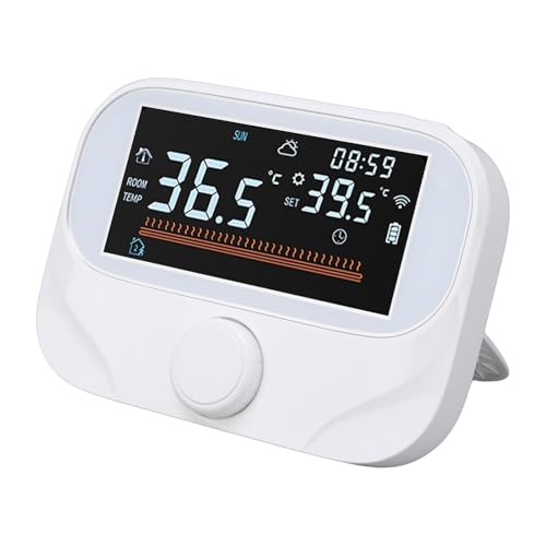Thermostat de chaudière WiFi RF programmable pour chauffage au sol à eau et bureau