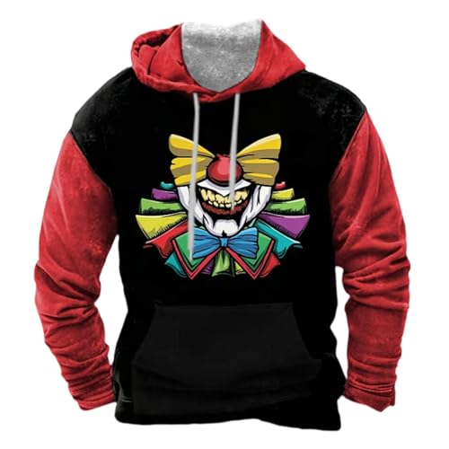 Sweat-shirt pour homme zippé en micro fleece épais avec col roulé et capuche