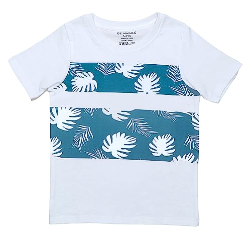 Image of Be Awara Kids Printed Half Sleeves T-shirt & Shorts Clothing Sets, 100% Cotton Soft Unisex Cord Set, Comfortable Wear for Kids With Cool Prints, Everyday Casual Wear for Boys & Girls