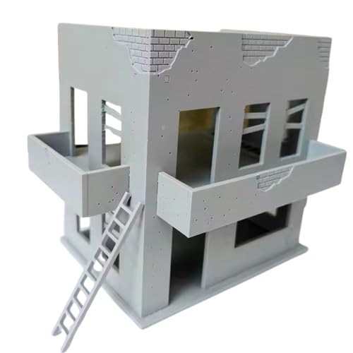 1/72 1:72 Scale Modern Warfare Architectural Model Plastic it Used For DIY Model Layout Ruined Damaged Building After War Building Modern warfare Arab Architecture Plastic Assembly War Chess