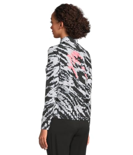 Jamie Sadock Women's Sunsense Rorshach Print Long Sleeve 1/4 Zip Sun Protection Top3
