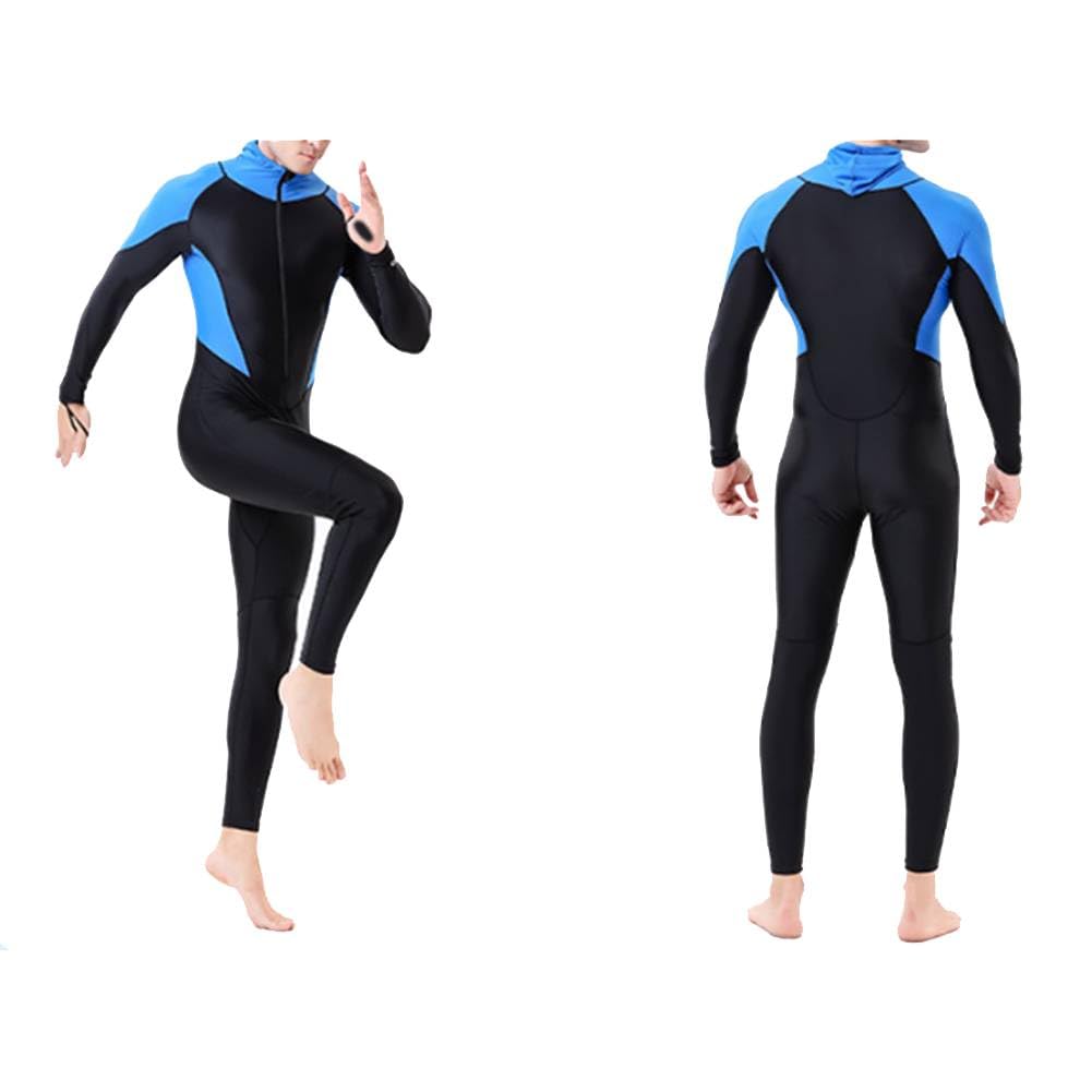 Muta da uomo in neoprene da 5 mm con cappuccio per immersioni, snorkeling, nuoto, surf, sport acquatici, protezione