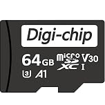 Memory Card for Apexcam, Wolfang Action Cam 64GB Micro SD Class 10 UHS-1 U3 V30 Apexcam Memory Card Wolfang MicroSD Card