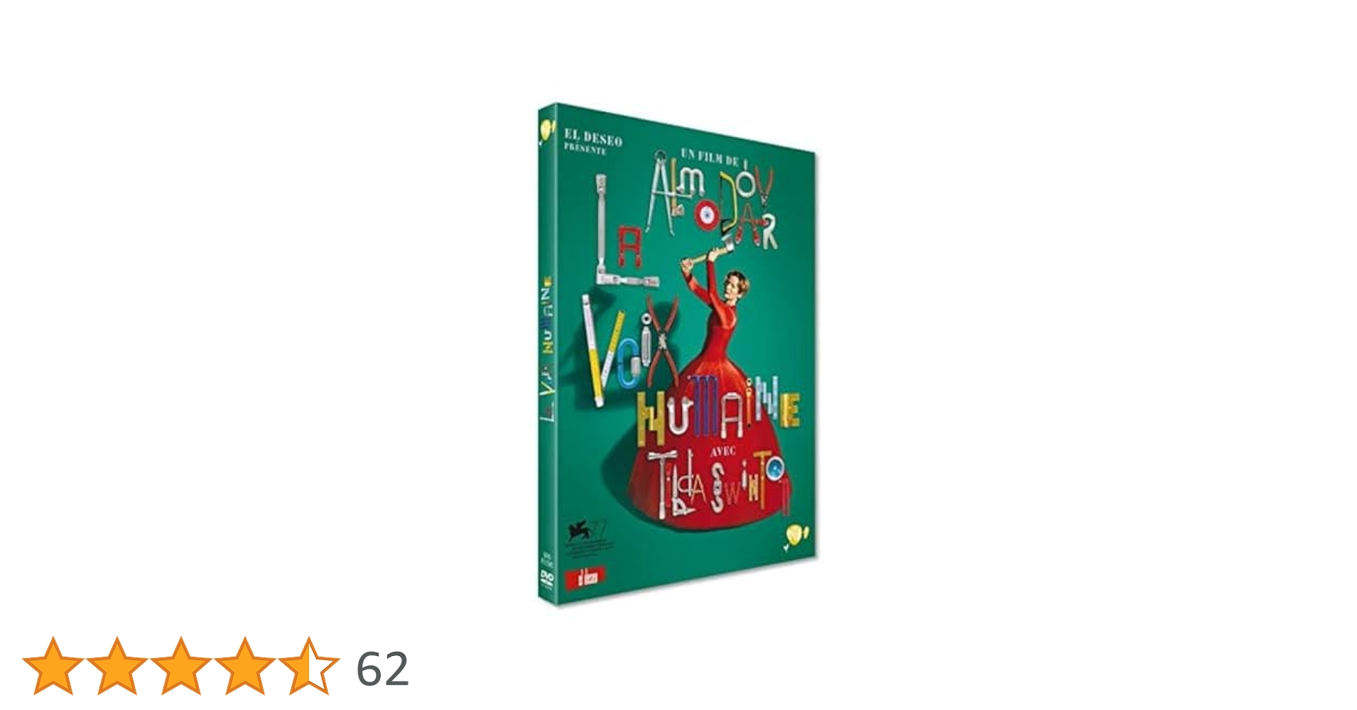 La Voix Humaine: Amazon.fr: Swinton, Tilda, Almodovar, Pedro