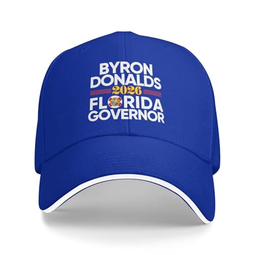 rayprint Byron-Donald's for Governor 2026 Hat Byron-Donalds Florida Cap Men Women Black