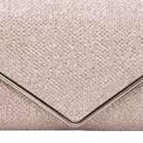 Sac de soirée rose à strass idéal pour mariage et grands dîners