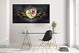 Grösse: 120 x 60 cm. Wandtattoo Wandsticker Aufkleber Kinderzimmer Italien Sizilien Fahne Flagge