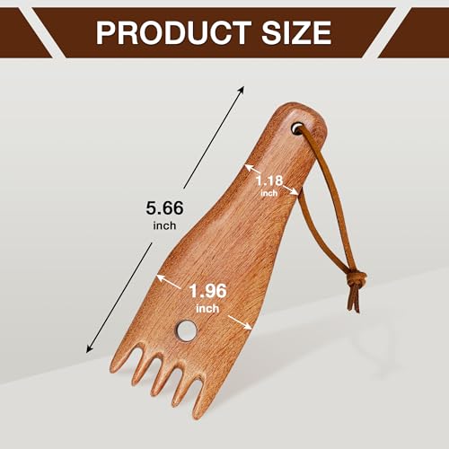 Savina Wooden Weaving Comb for Loom, Tapestry Beater Comb, Hand Carved Weaving Knitting Tools & Accessories for Tapestry, Woven Making Crafts (1Pcs)
